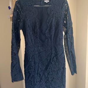 Tobi black lace dress